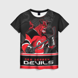 Женская футболка 3D New Jersey Devils