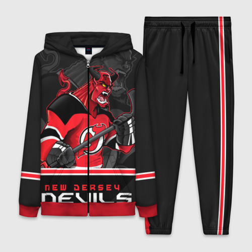 Женский костюм 3D New Jersey Devils, цвет красный