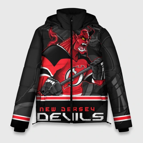 Мужская зимняя куртка 3D New Jersey Devils