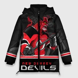 Женская зимняя куртка Oversize New Jersey Devils