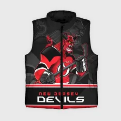 Женский жилет утепленный 3D New Jersey Devils