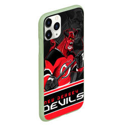 Чехол для iPhone 11 Pro матовый New Jersey Devils - фото 2