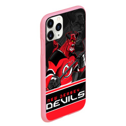 Чехол для iPhone 11 Pro Max матовый New Jersey Devils - фото 2