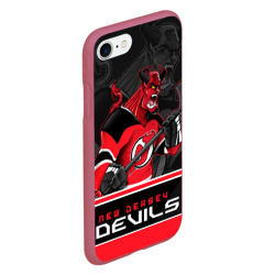 Чехол для iPhone 7/8 матовый New Jersey Devils - фото 2