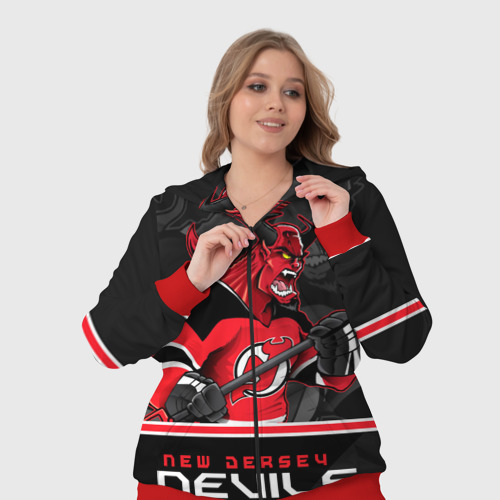 Женский костюм 3D New Jersey Devils, цвет красный - фото 7