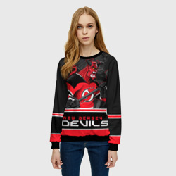 Женский свитшот 3D New Jersey Devils - фото 2