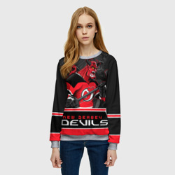 Женский свитшот 3D New Jersey Devils - фото 2