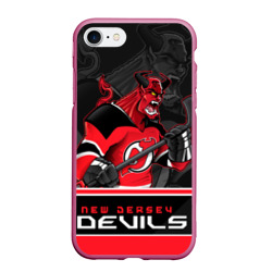 Чехол для iPhone 7/8 матовый New Jersey Devils