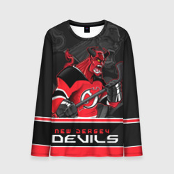 Мужской лонгслив 3D New Jersey Devils