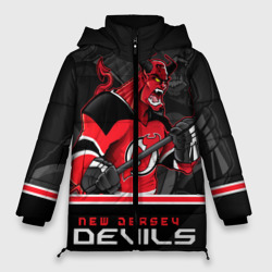 Женская зимняя куртка Oversize New Jersey Devils