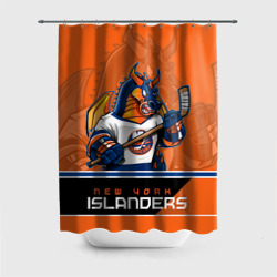 Штора 3D для ванной New York Islanders