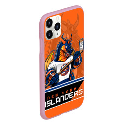 Чехол для iPhone 11 Pro Max матовый New York Islanders - фото 2