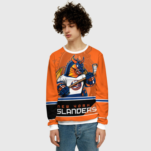 Мужской свитшот 3D New York Islanders - фото 3