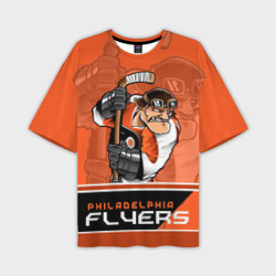 Мужская футболка oversize 3D Philadelphia Flyers