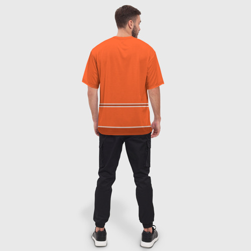 Мужская футболка oversize 3D Philadelphia Flyers, цвет 3D печать - фото 4