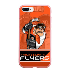 Чехол для iPhone 7Plus/8 Plus матовый Philadelphia Flyers