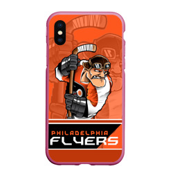 Чехол для iPhone XS Max матовый Philadelphia Flyers