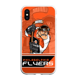 Чехол для iPhone XS Max матовый Philadelphia Flyers