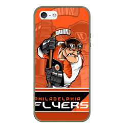 Чехол для iPhone 5/5S матовый Philadelphia Flyers