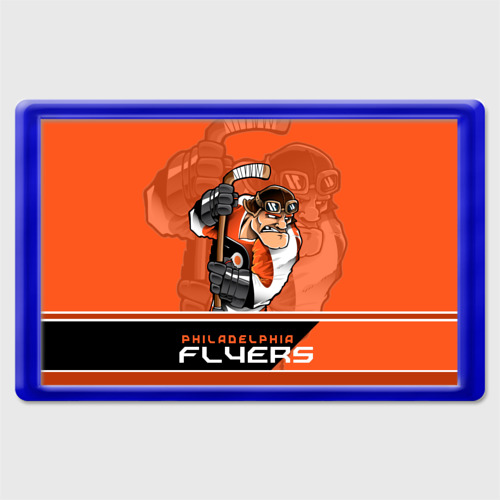 Магнит 45*70 Philadelphia Flyers, цвет синий