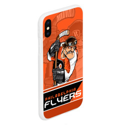 Чехол для iPhone XS Max матовый Philadelphia Flyers - фото 2