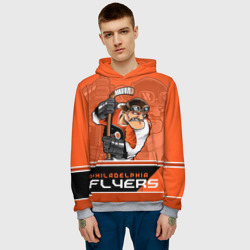 Мужская толстовка 3D Philadelphia Flyers - фото 2