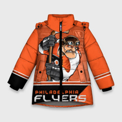 Зимняя куртка для девочек 3D Philadelphia Flyers