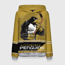 Женская толстовка 3D Pittsburgh Penguins