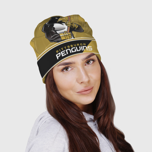 Шапка 3D Pittsburgh Penguins - фото 3