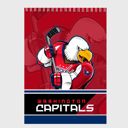 Скетчбук Washington Capitals, цвет белый