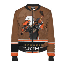 Женский бомбер 3D Anaheim Ducks