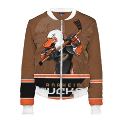 Женский бомбер 3D Anaheim Ducks