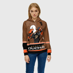 Женская толстовка 3D Anaheim Ducks - фото 2