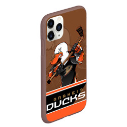 Чехол для iPhone 11 Pro Max матовый Anaheim Ducks - фото 2