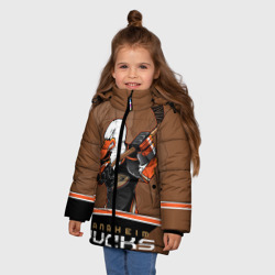 Зимняя куртка для девочек 3D Anaheim Ducks - фото 2