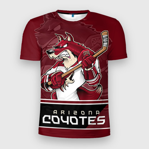 Мужская футболка 3D Slim Arizona Coyotes, цвет 3D печать