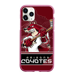 Чехол для iPhone 11 Pro Max матовый Arizona Coyotes