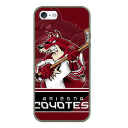 Чехол для iPhone 5/5S матовый Arizona Coyotes