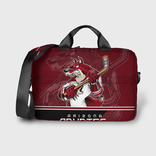 Сумка для ноутбука 3D Arizona Coyotes, цвет 3D печать