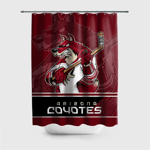 Штора 3D для ванной Arizona Coyotes