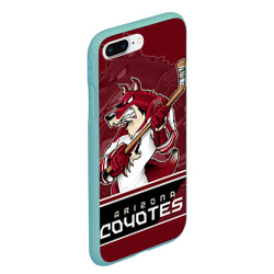 Чехол для iPhone 7Plus/8 Plus матовый Arizona Coyotes - фото 2