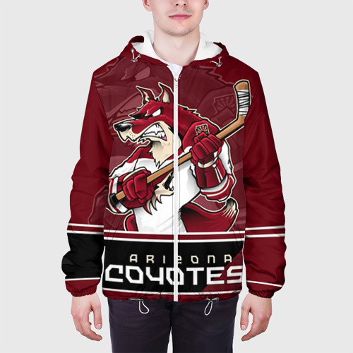 Мужская куртка 3D Arizona Coyotes, цвет 3D печать - фото 4