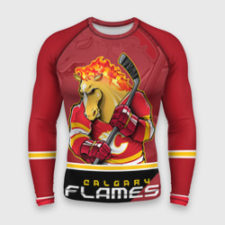 Мужской рашгард 3D Calgary Flames