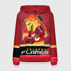 Женская толстовка 3D Calgary Flames