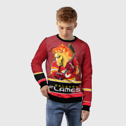 Детский свитшот 3D Calgary Flames - фото 2