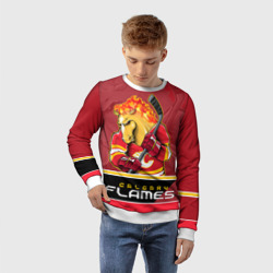 Детский свитшот 3D Calgary Flames - фото 2