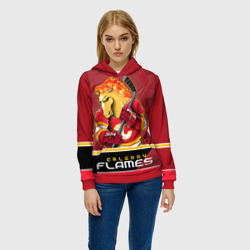 Женская толстовка 3D Calgary Flames - фото 2