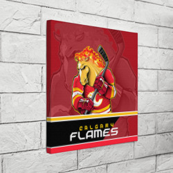 Холст квадратный Calgary Flames - фото 2