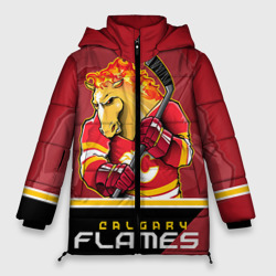 Женская зимняя куртка Oversize Calgary Flames