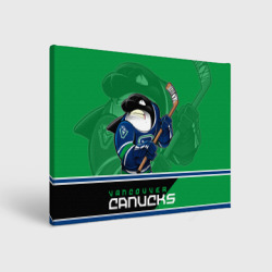 Холст прямоугольный Vancouver Canucks